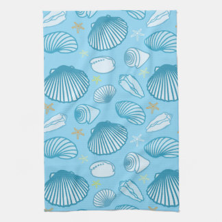 Ocean Blue Pattern Kitchen Towel