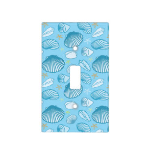 Ocean Blue Pattern Light Switch Cover
