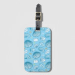 Ocean Blue Pattern Luggage Tag