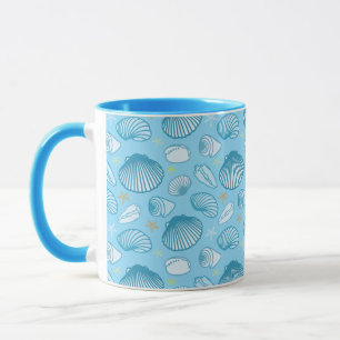 Ocean Blue Pattern Mug