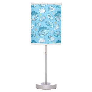 Ocean Blue Pattern Table Lamp