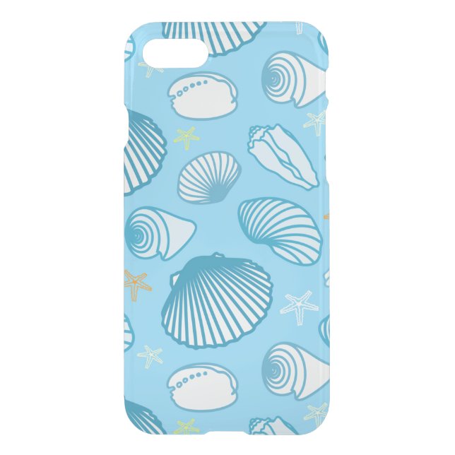 Ocean Blue Pattern Uncommon iPhone Case (Back)