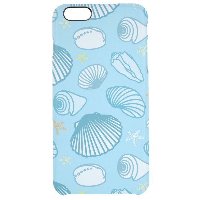 Ocean Blue Pattern Uncommon iPhone Case (Back)