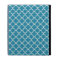 Ocean Blue Quatrefoil Clover Pattern iPad Case