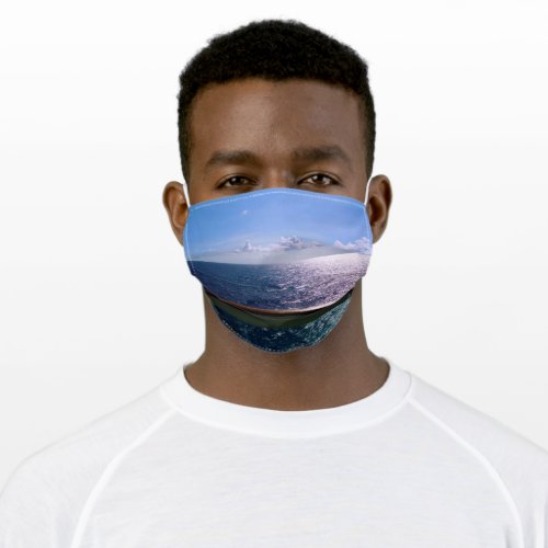 Ocean Blue Scenic Adult Cloth Face Mask