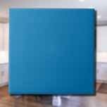 Ocean Blue Solid Color | Classic | Elegant Ceramic Tile<br><div class="desc">Ocean Blue Solid Color | Classic | Elegant | Trendy | Stylish | Gift</div>