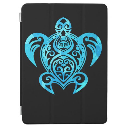 Ocean Blue Tribal Hawaiian Sea Turtle iPad Air Cover