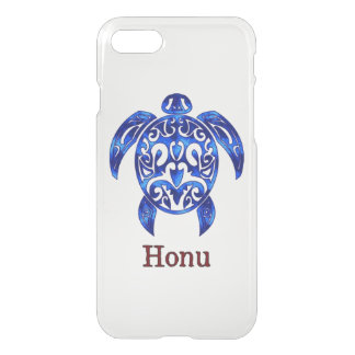 Ocean Blue Tribal Hawaiian Sea Turtle iPhone SE/8/7 Case