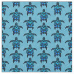 Ocean Blue Tribal Turtles Fabric