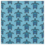 Ocean Blue Tribal Turtles Fabric