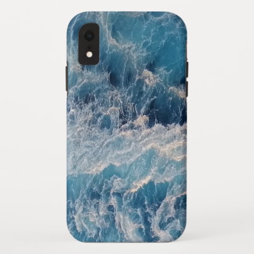 Ocean Blue Waves iPhone XR Case