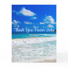 Ocean Blue Waves Pastor Appreciation
