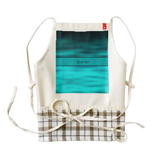 Ocean Blue Zazzle HEART Apron