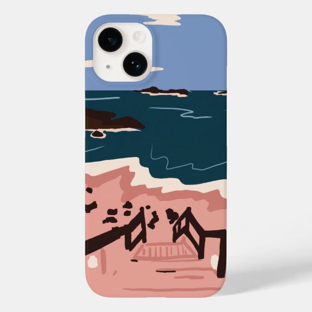 Ocean Blues Case-Mate iPhone Case (Back)