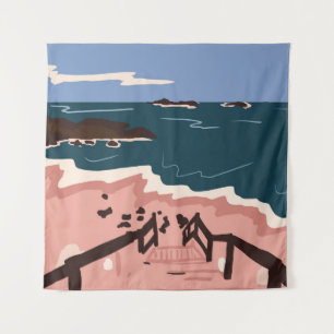 Ocean Blues Tapestry