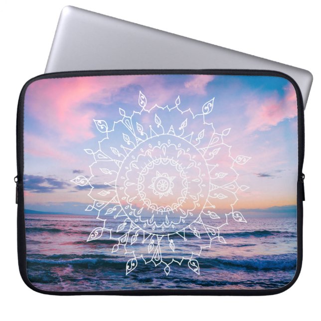 Ocean Boho Mandala | Laptop Sleeve (Front)
