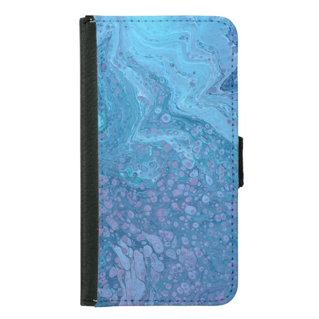 Ocean Breeze 3 Blue Purple Abstract Phone Case (Front)