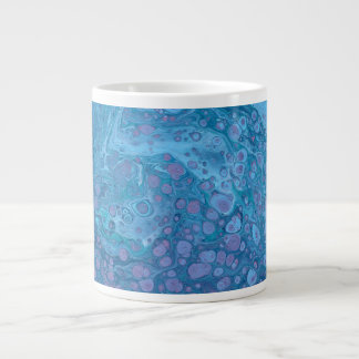 Ocean Breeze 3 Soft Blue Purple Abstract Drink Cup