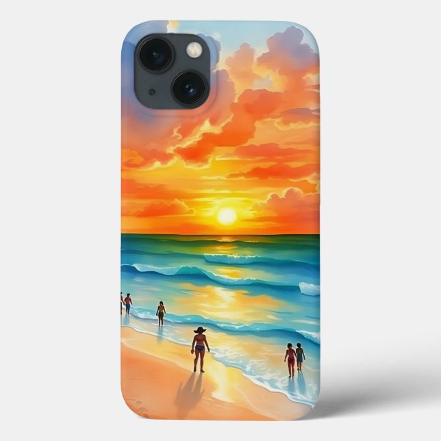 Ocean Breeze and Fiery Skies Case-Mate iPhone Case (Back)