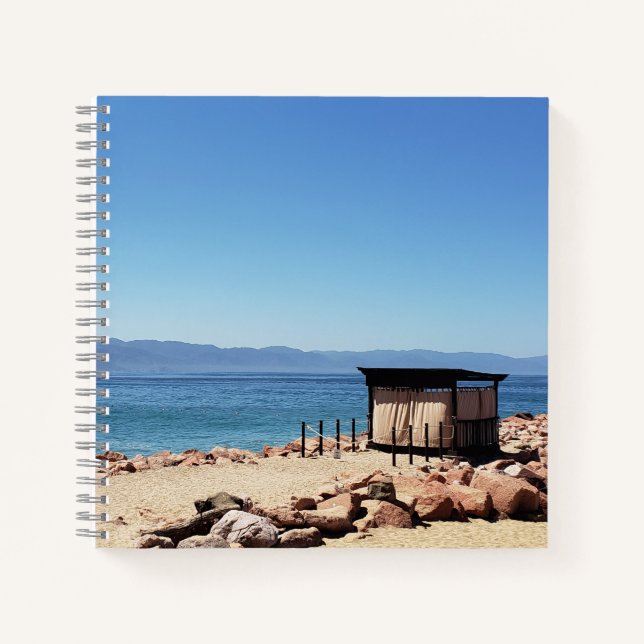 Ocean Breeze & Beachside Pages Notebook (Front)