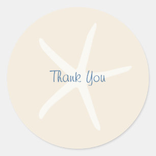 Ocean Breeze Theme Classic Round Sticker