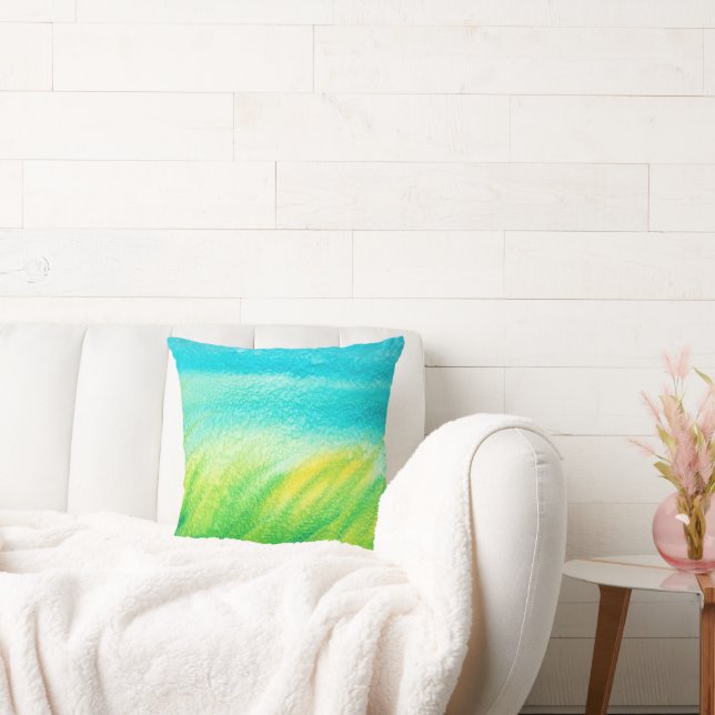 'Ocean Breeze' Throw Pillow (Couch)