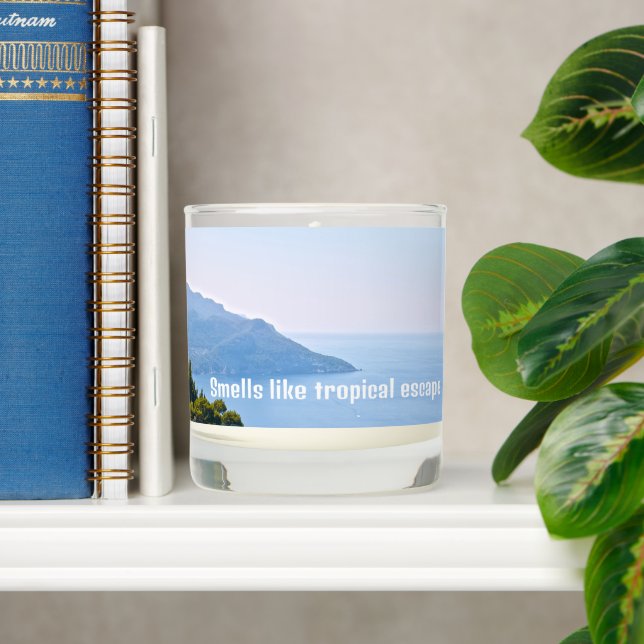 Ocean Breeze Tropical Escape Scented Candle (Shelf)