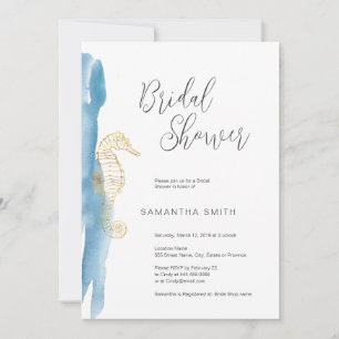 Ocean Bridal Shower Invitation