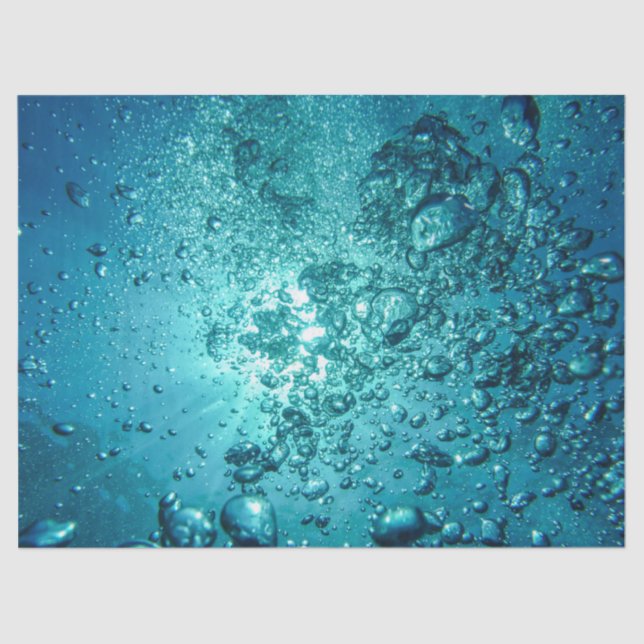 ocean bubbles tissue paper (Front)