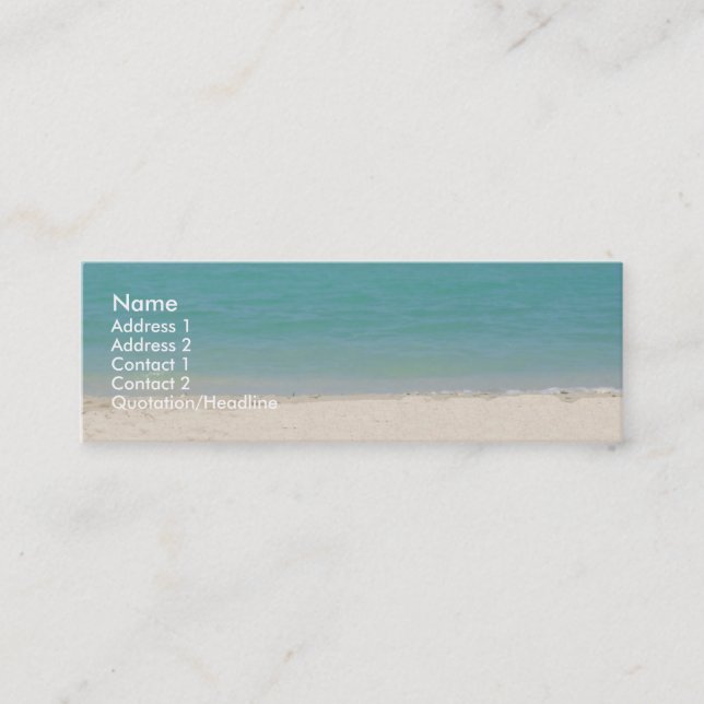 ocean Business Card (Front)