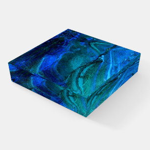 Ocean Carved Stone Paperweight
