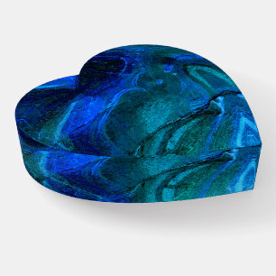 Ocean Carved Stone Paperweight