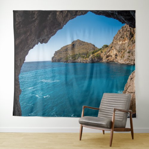 OCEAN CAVE PHOTO_BACKDROP TAPESTRY