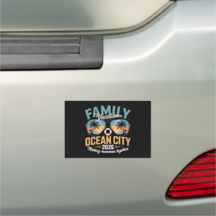 Ocean City Beach Car Magnet