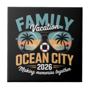 Ocean City Beach Ceramic Tile