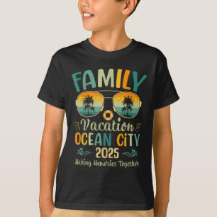 Ocean City Beach Maryland Family Vacation 2025 Sum T-Shirt