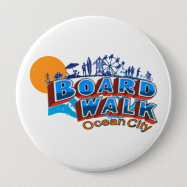 Ocean City. Button (Front)