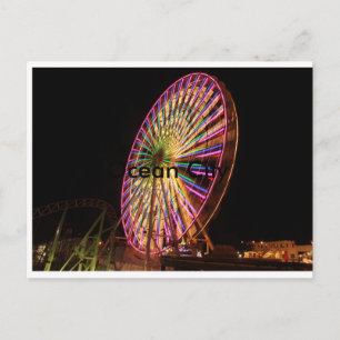 Ocean City ferris wheel Postcard