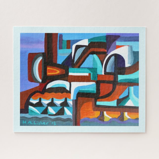 Ocean city jigsaw puzzle (Horizontal)