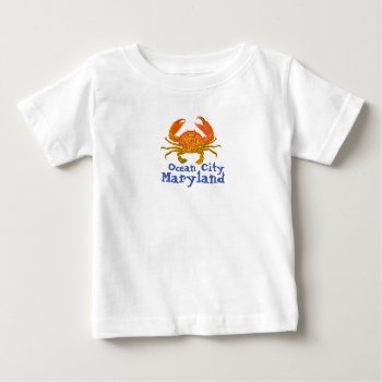 Ocean City Maryland Baby T-shirt by Fanpower at Zazzle