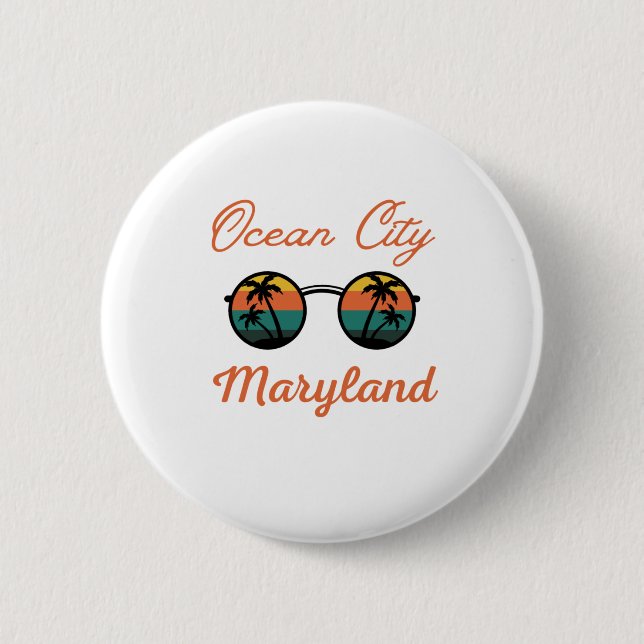 Ocean City Maryland Button (Front)