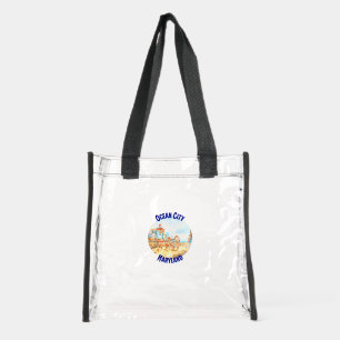 Ocean City, Maryland Clear Tote Bag