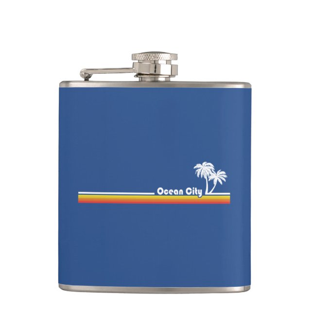 Ocean City, Maryland Flask (Front)