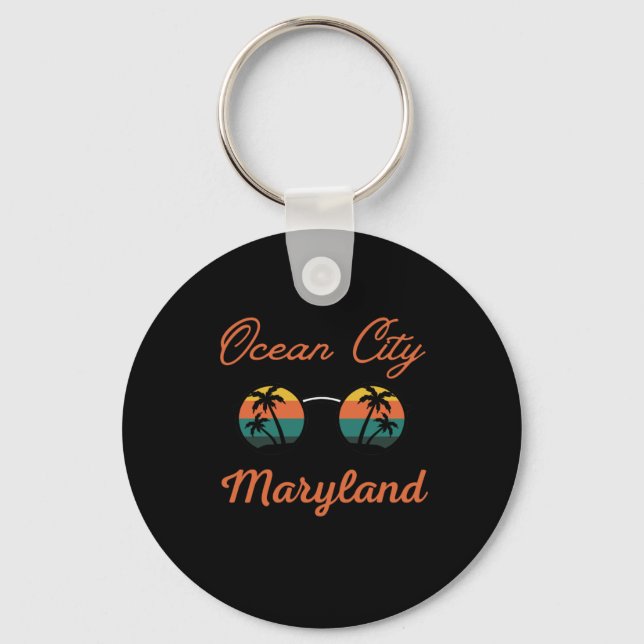 Ocean City Maryland  Keychain (Front)