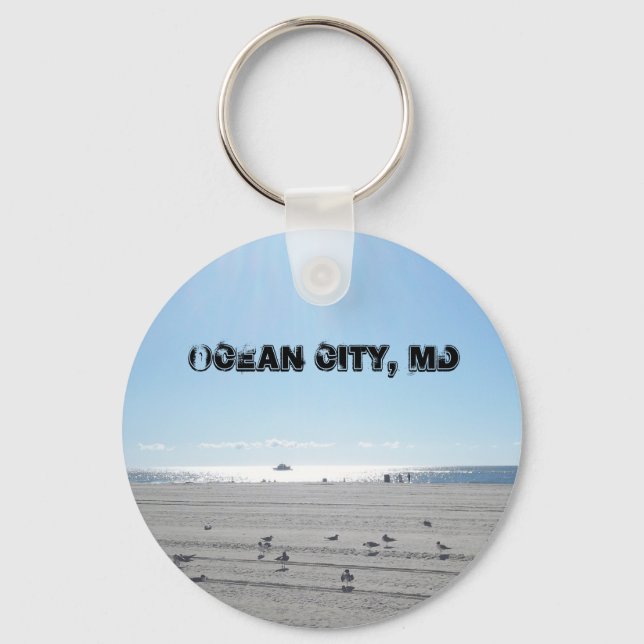 Ocean City, Maryland Keychain (Front)
