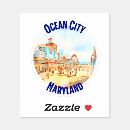 Ocean City Maryland Sticker
