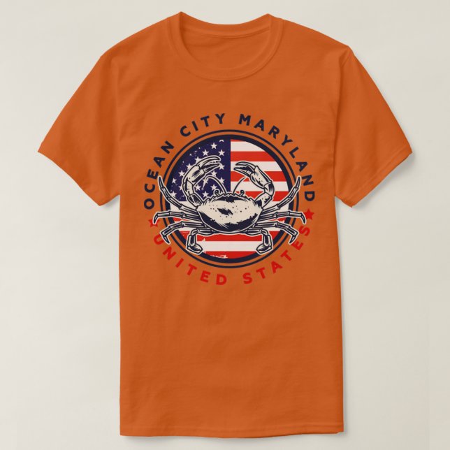 Ocean City Maryland United States  T-Shirt (Design Front)