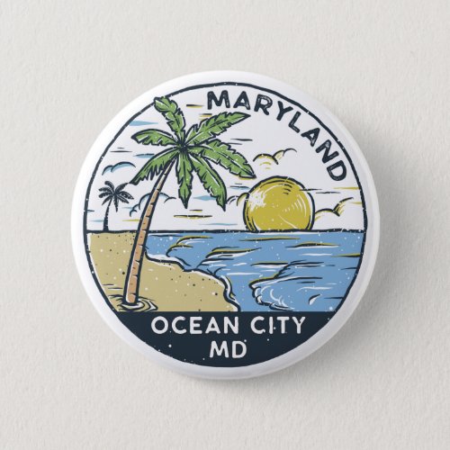Ocean City Maryland Vintage Button