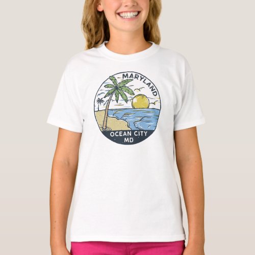 Ocean City Maryland Vintage T_Shirt