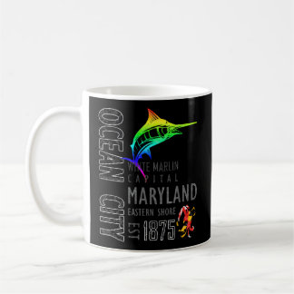 Ocean City Maryland White Marlin Capital Eastern S Coffee Mug
